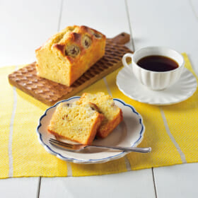 バナナミルクのしっとりパウンドケーキ