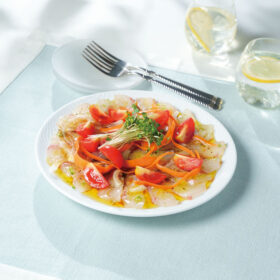 鯛のカルパッチョ