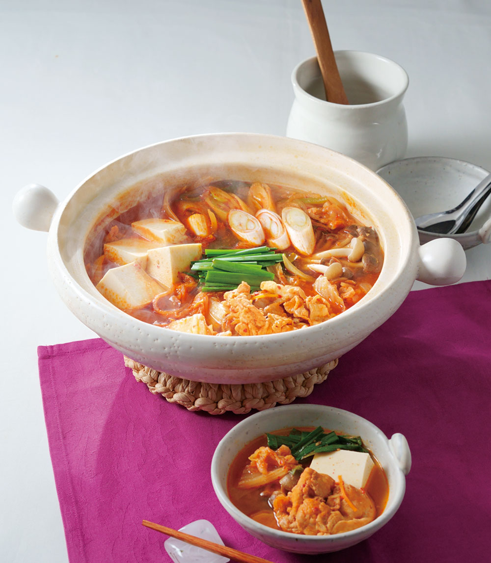 豆腐とトマトの韓国風納豆ソース