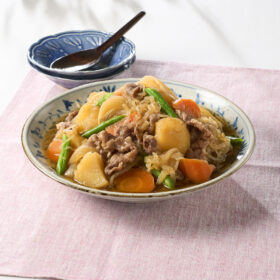 すき焼のたれの肉じゃが