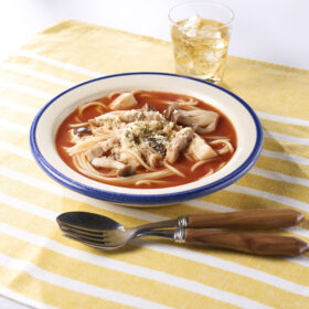 お鍋ひとつでトマトジュースパスタ