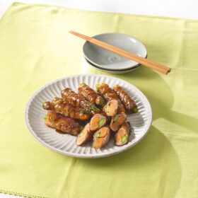 アスパラとにんじんの豚バラ巻き