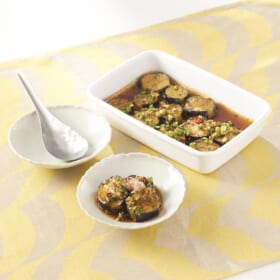 なすのピリ辛漬け