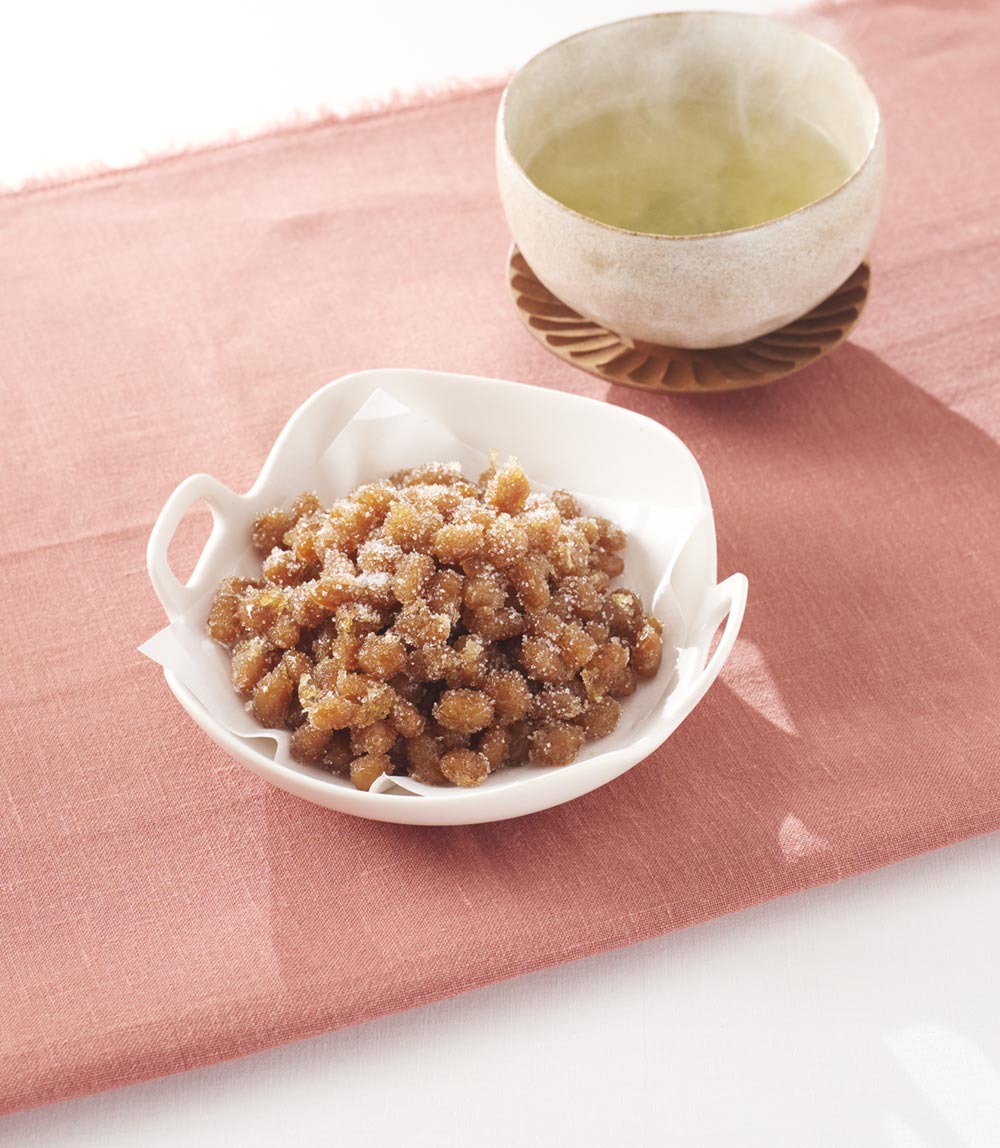 納豆で甘納豆