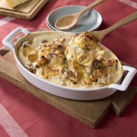 ゴーダトリュフが贅沢に香る！熱々スパゲティグラタン