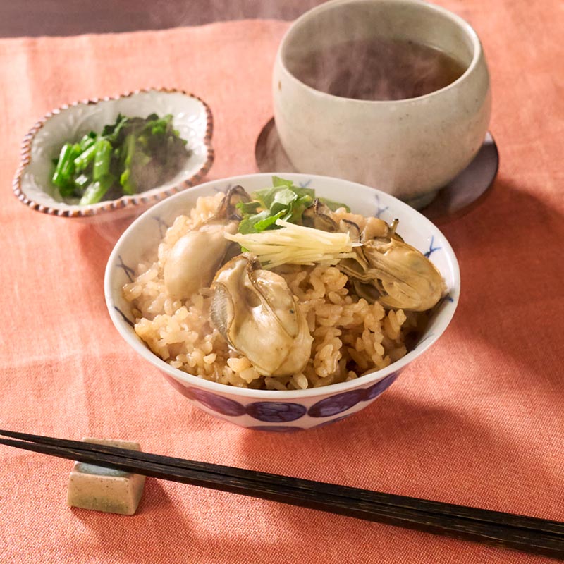 海の旨みをぎゅっと凝縮！ ぷりぷり牡蠣の炊き込みご飯