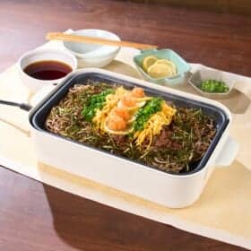 みんなで！おいしく ホットプレートで瓦そば風