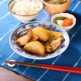 フライパンひとつで時短鮭大根