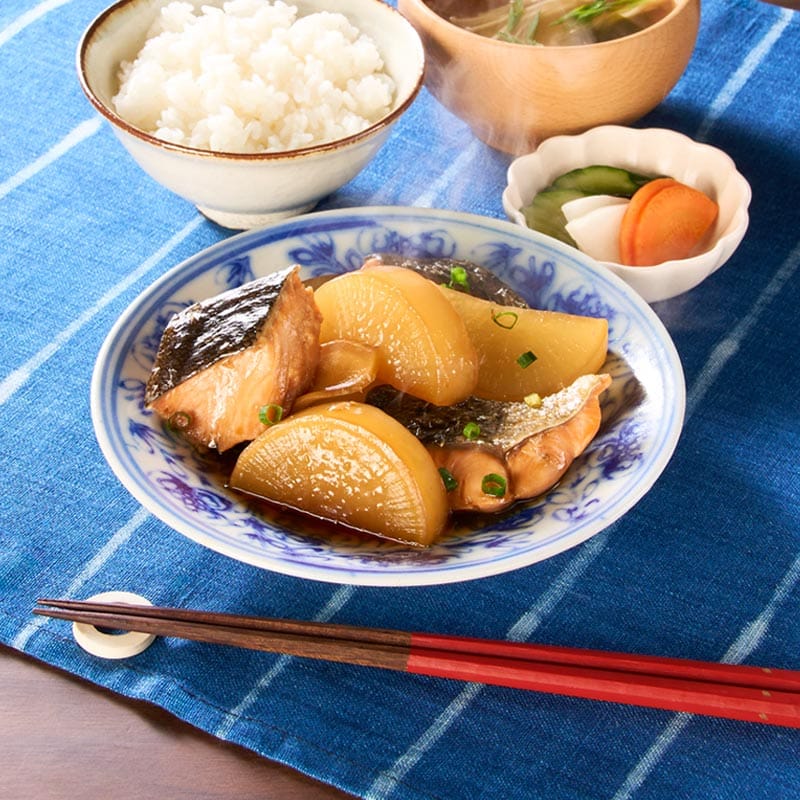 フライパンひとつで時短鮭大根